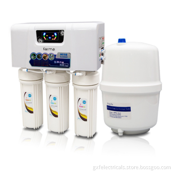 Healthy drinking electric water reverse osmosis water purifier at home